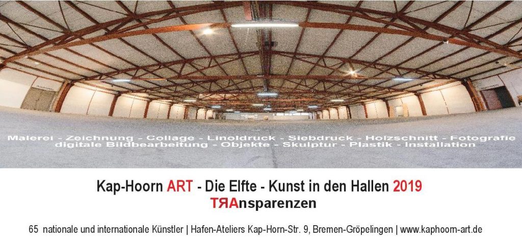 Unsere nächste Kunst Ausstellung auf der Kap-Hoorn ART in Bremen