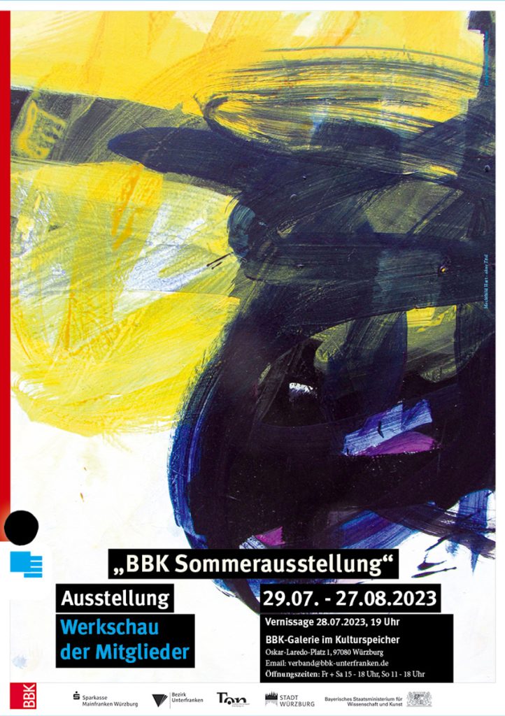 BBK Sommerausstellung: SA 29.07.23 – SO 27.08.23